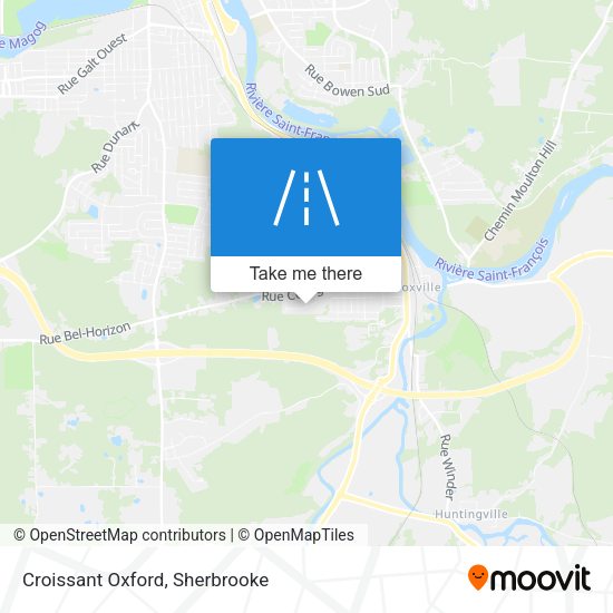 Croissant Oxford map