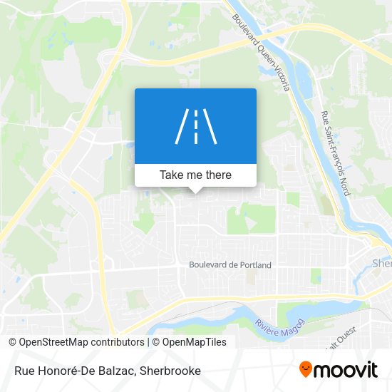 Rue Honoré-De Balzac map