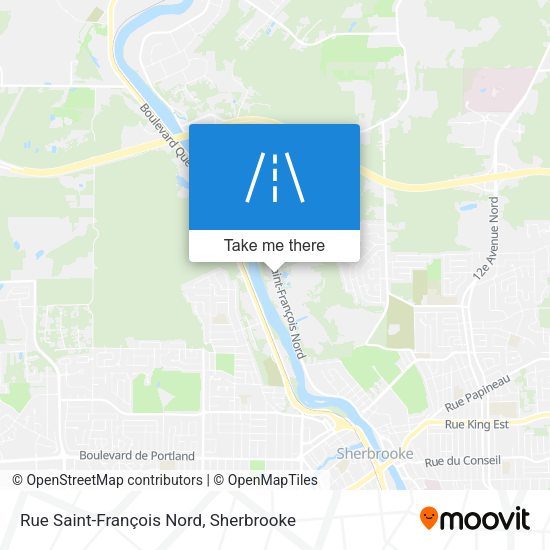 Rue Saint-François Nord map