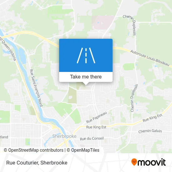 Rue Couturier map