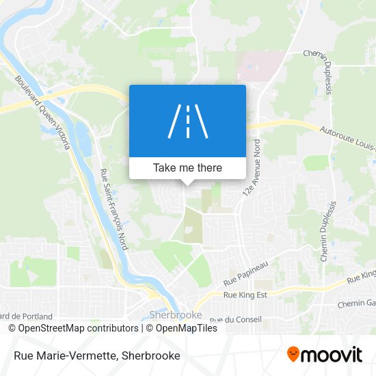 Rue Marie-Vermette map