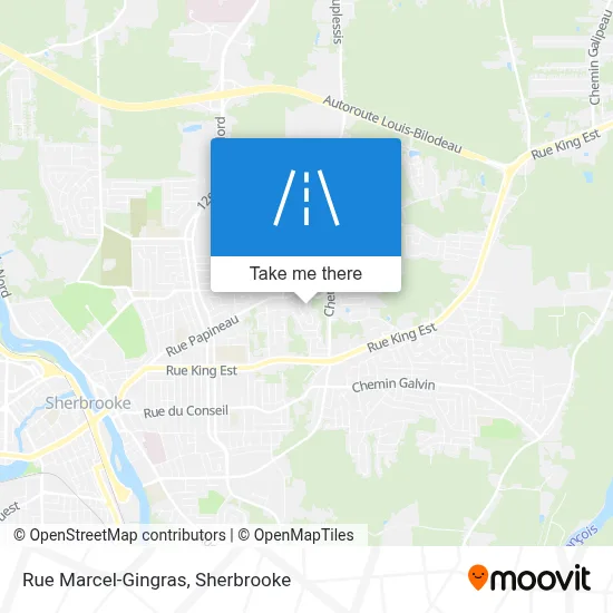 Rue Marcel-Gingras map