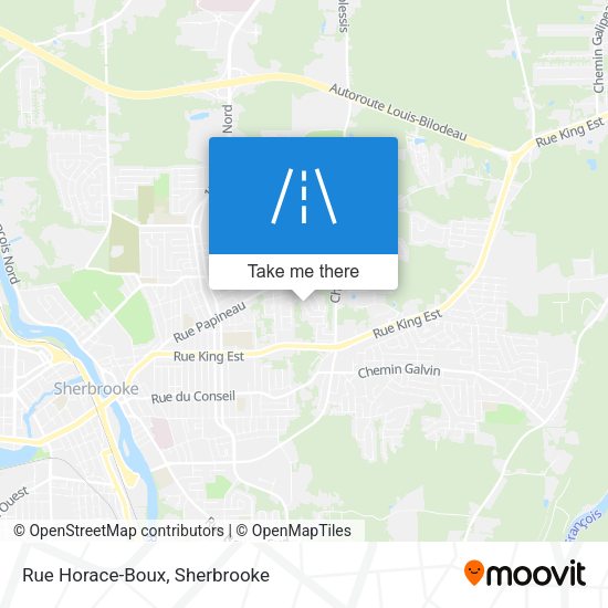 Rue Horace-Boux map
