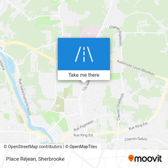 Place Réjean map