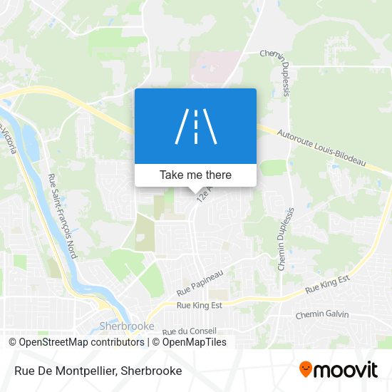Rue De Montpellier map