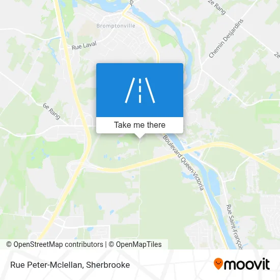 Rue Peter-Mclellan map