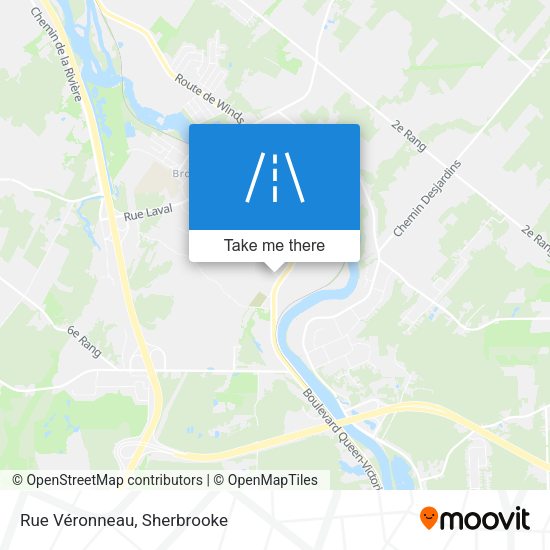 Rue Véronneau map