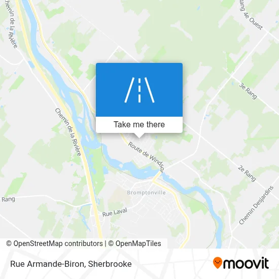 Rue Armande-Biron map