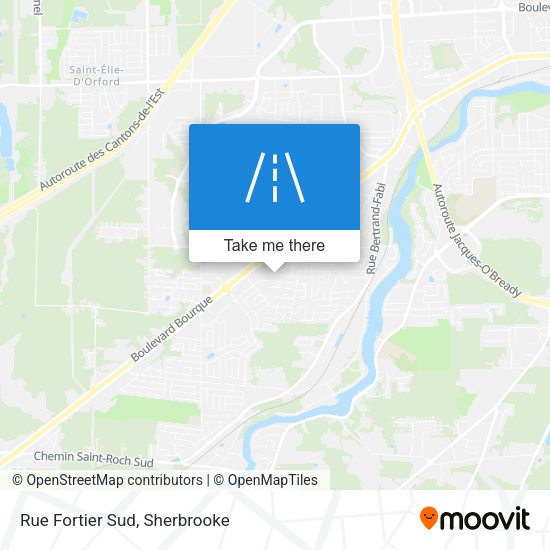 Rue Fortier Sud map