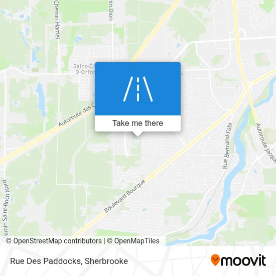 Rue Des Paddocks map