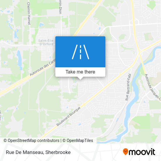 Rue De Manseau map