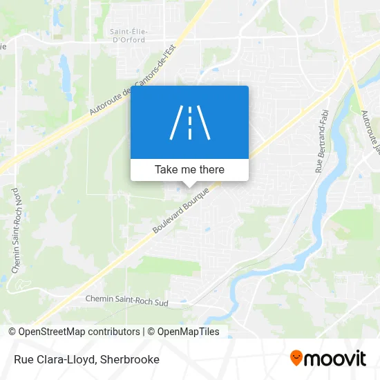 Rue Clara-Lloyd map