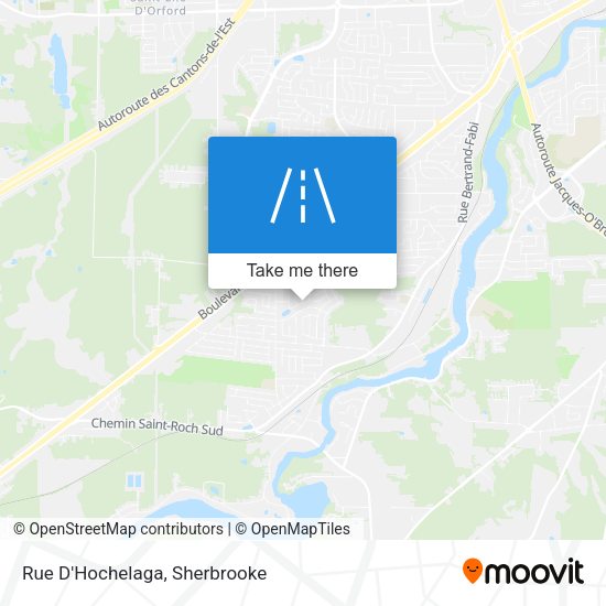 Rue D'Hochelaga map