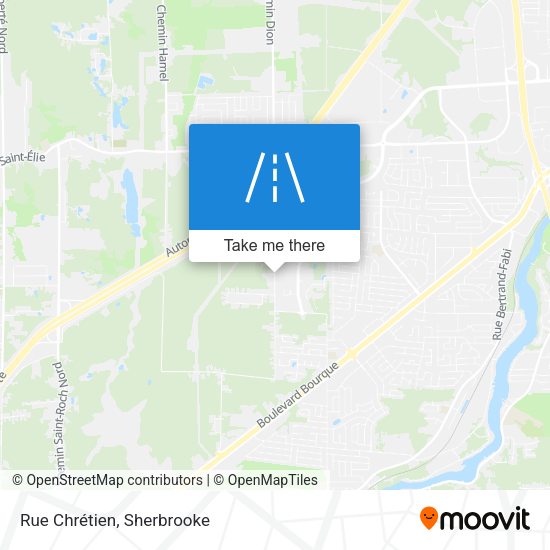 Rue Chrétien map