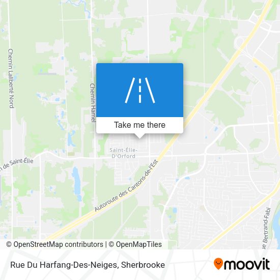 Rue Du Harfang-Des-Neiges map