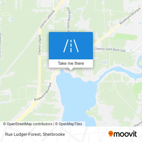 Rue Ludger-Forest map