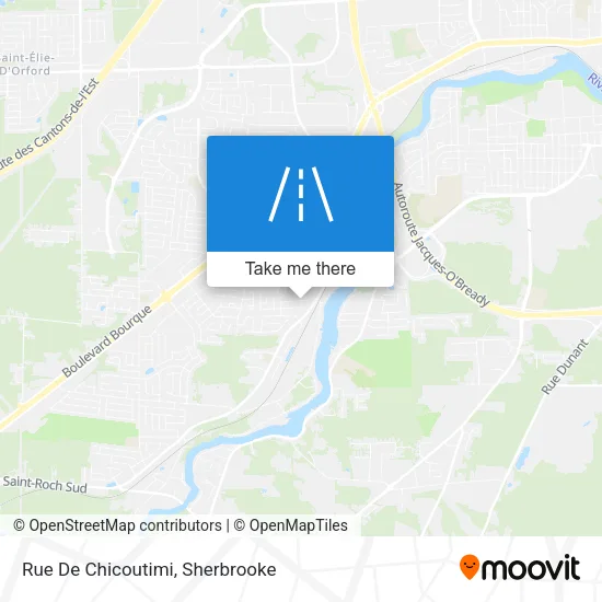 Rue De Chicoutimi map
