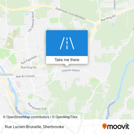 Rue Lucien-Brunelle map