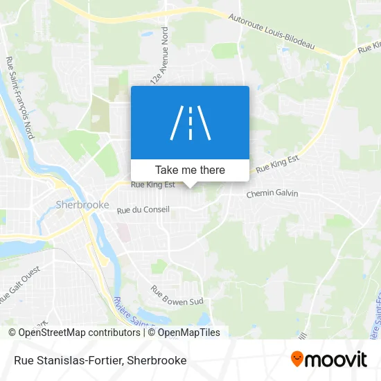 Rue Stanislas-Fortier map