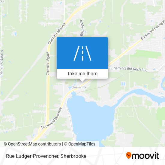 Rue Ludger-Provencher map