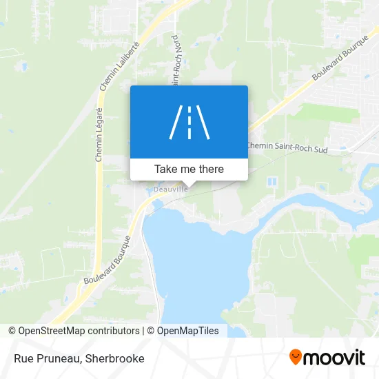 Rue Pruneau map