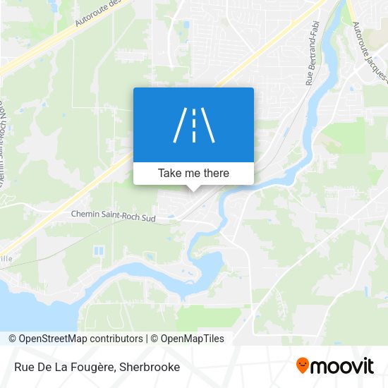 Rue De La Fougère map