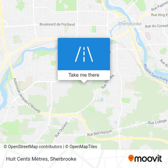 Huit Cents Mètres map