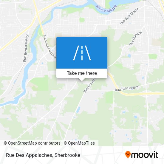 Rue Des Appalaches map