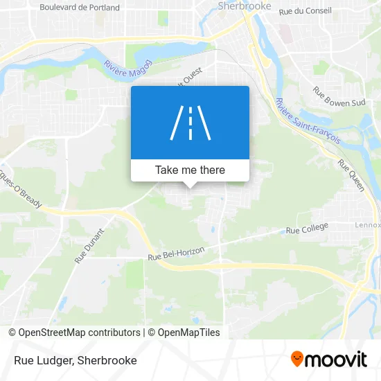 Rue Ludger map