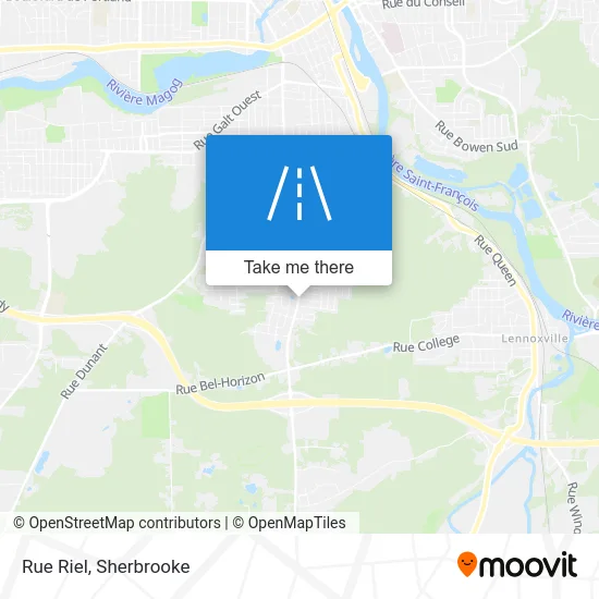 Rue Riel map