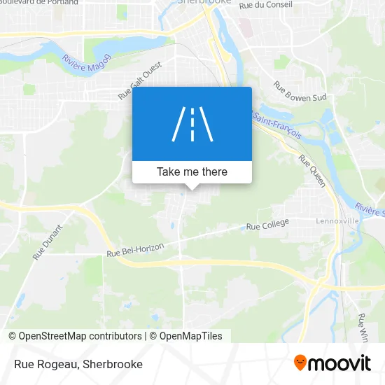Rue Rogeau map
