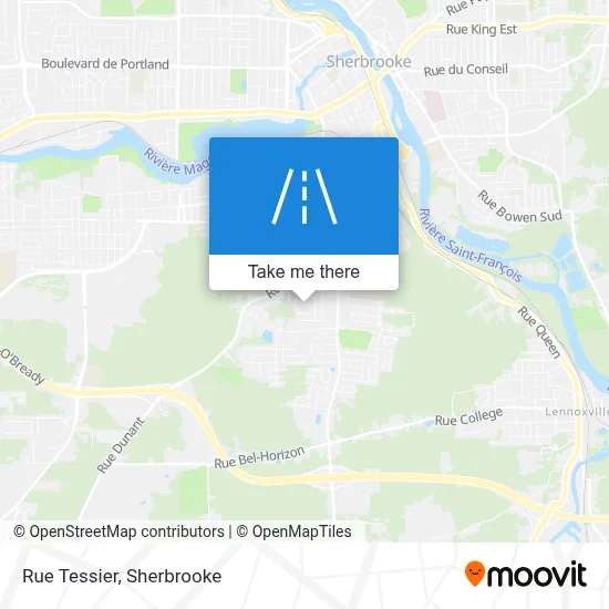 Rue Tessier map