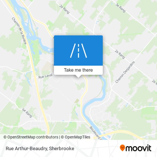 Rue Arthur-Beaudry map