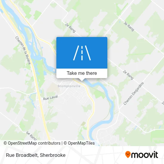 Rue Broadbelt map