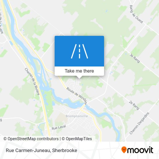 Rue Carmen-Juneau map