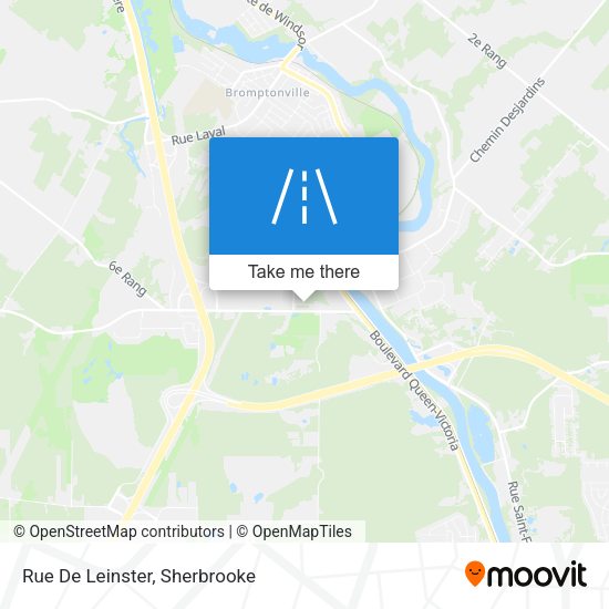 Rue De Leinster map