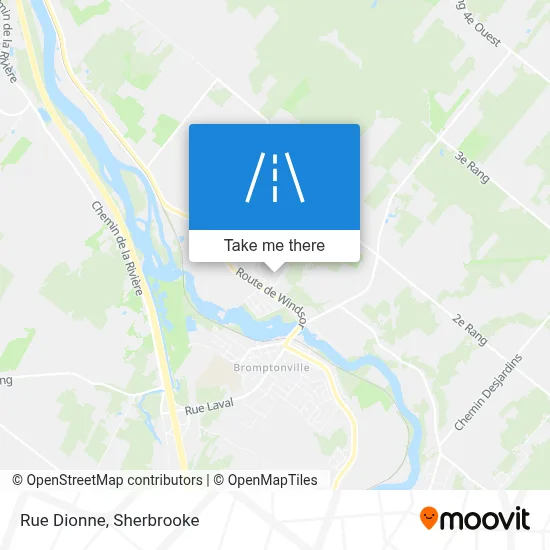 Rue Dionne map