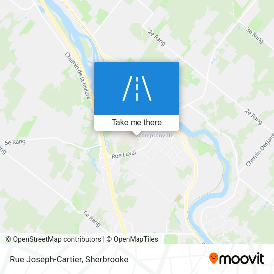 Rue Joseph-Cartier map