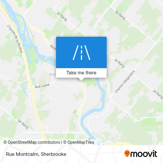 Rue Montcalm map