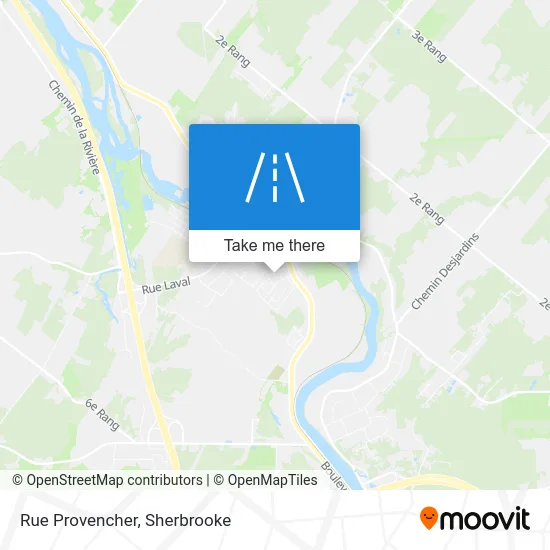 Rue Provencher map