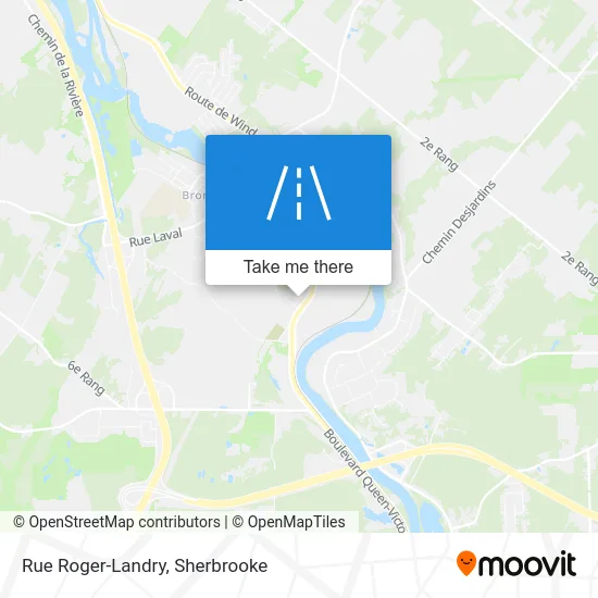 Rue Roger-Landry map