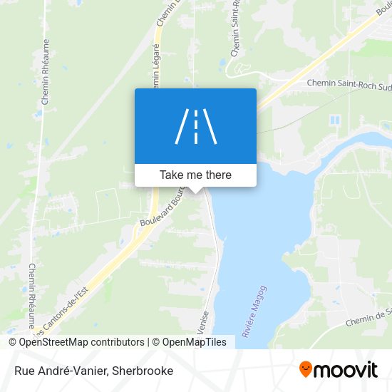 Rue André-Vanier map