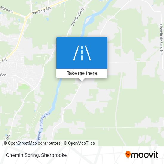 Chemin Spring map