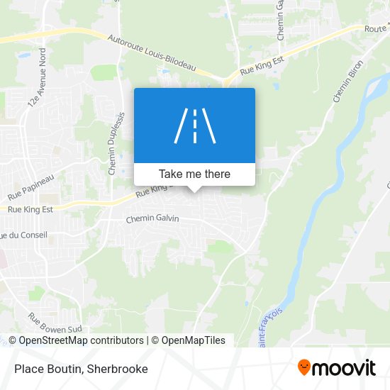 Place Boutin map