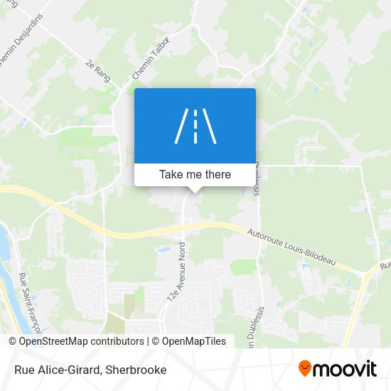 Rue Alice-Girard map