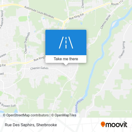 Rue Des Saphirs map