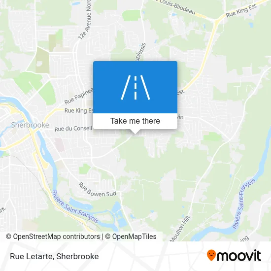 Rue Letarte map