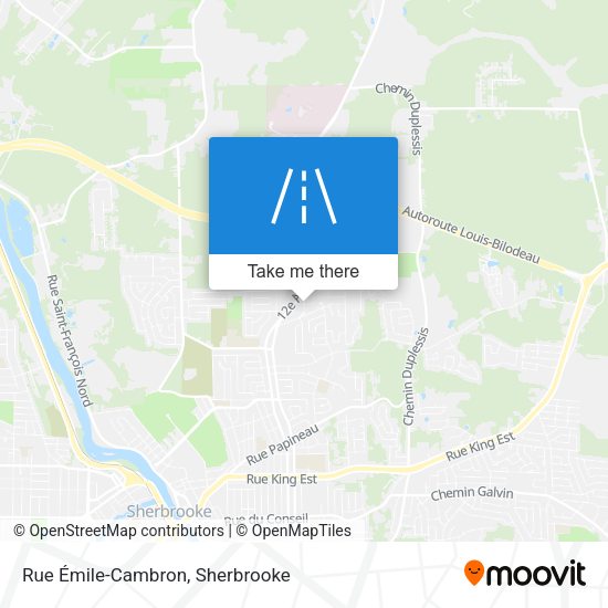 Rue Émile-Cambron map