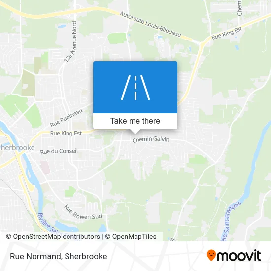 Rue Normand map