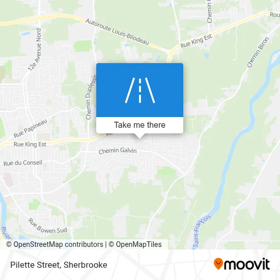 Rue Pilette map
